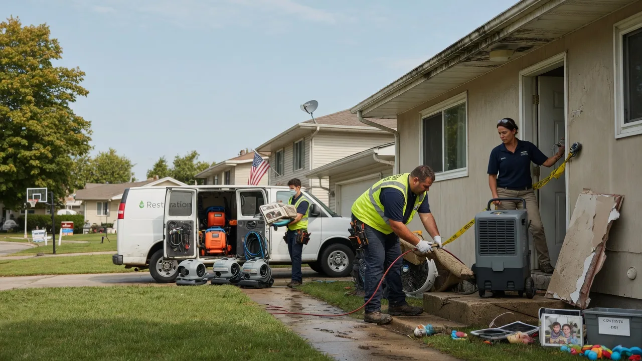 Water Damage Restoration in Urbana, IL near me
